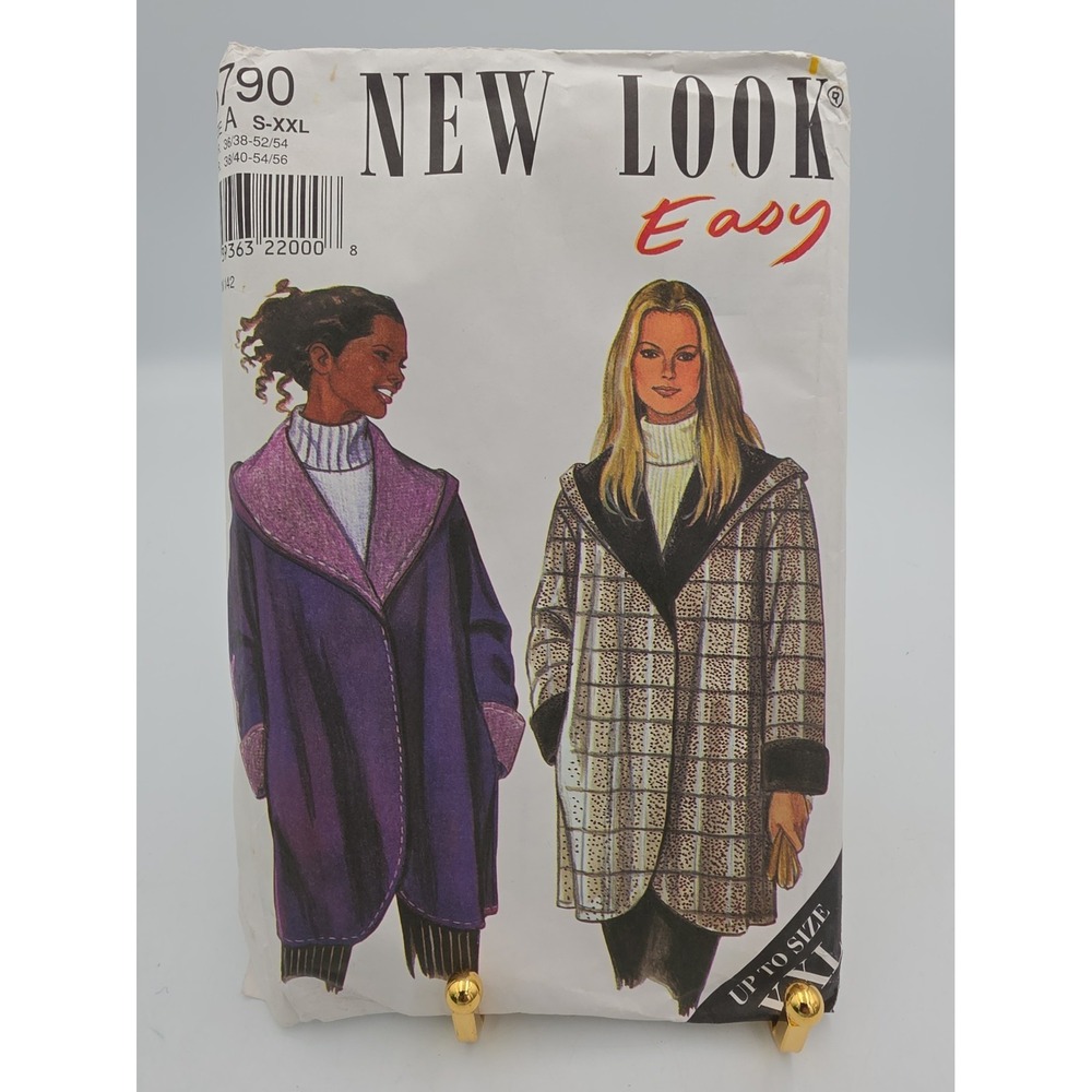 New Look 6790 Collared Jacket/Coat S-XXL UNCUT